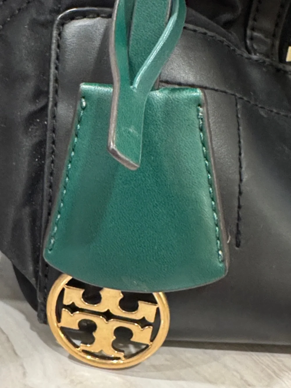 Tory Burch Perry Black Nylon Backpack - Picture 8 of 17